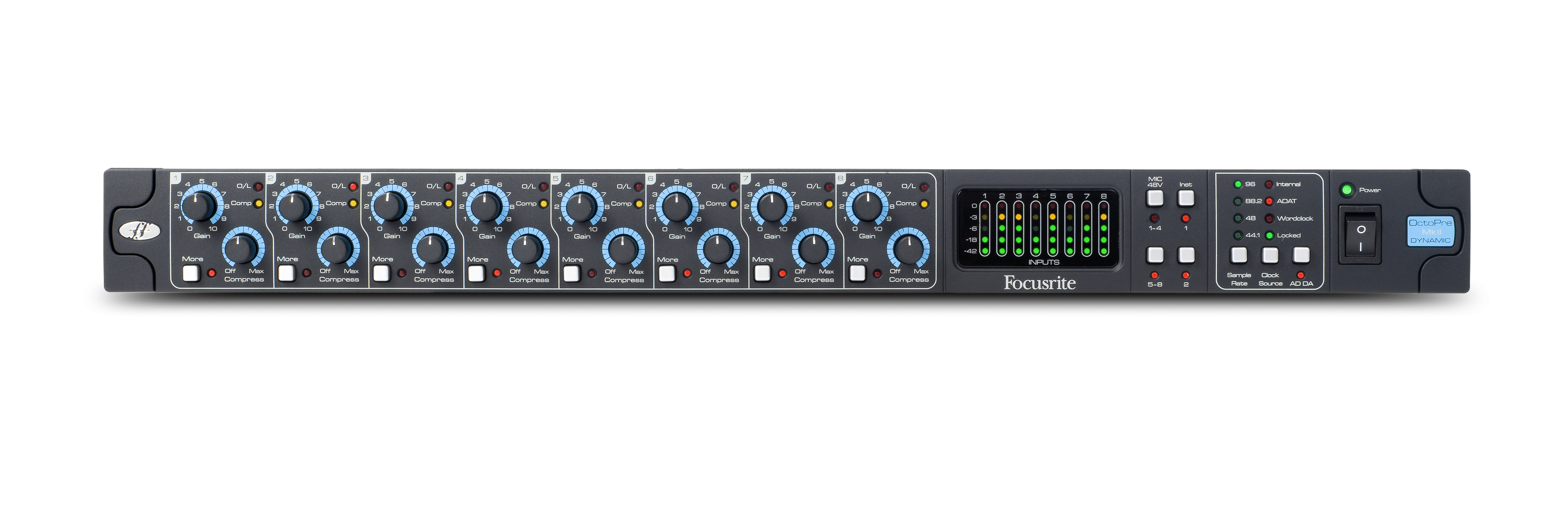 Focusrite Focusrite OctoPre MkII Dynamic 8-Channel Microphone Preamplifier