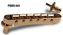 Gibson Gibson Nashville Tune-O-Matic Bridge with Assembly - Gold