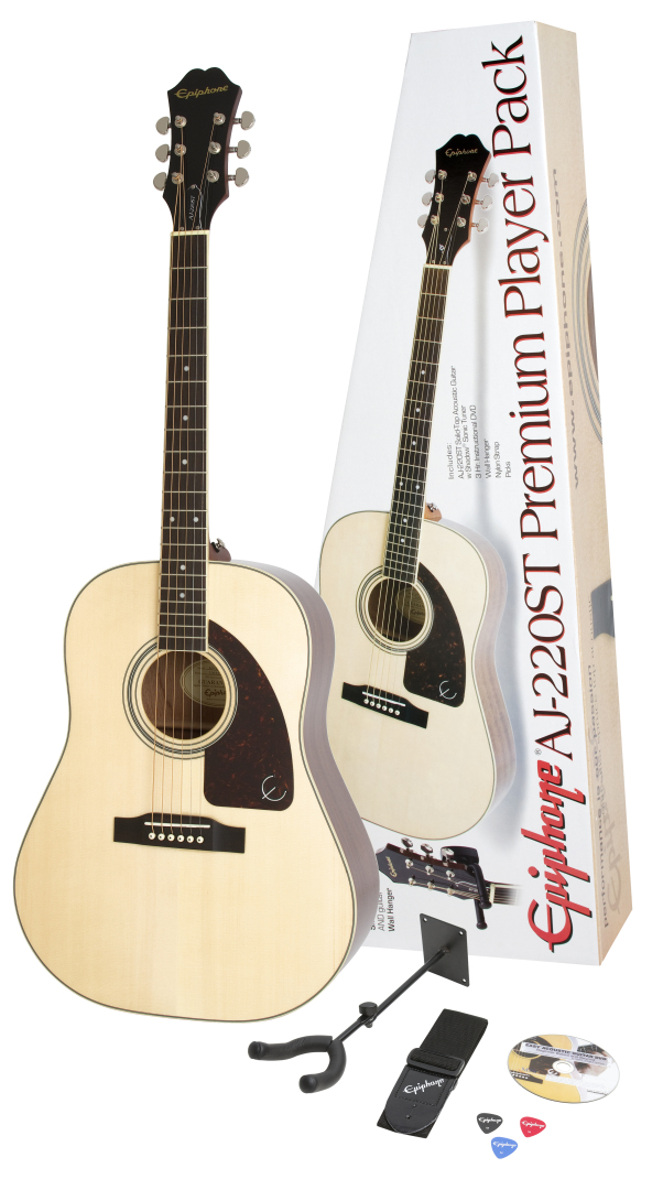 Epiphone Epiphone AJ220ST Acoustic Guitar Player Pack