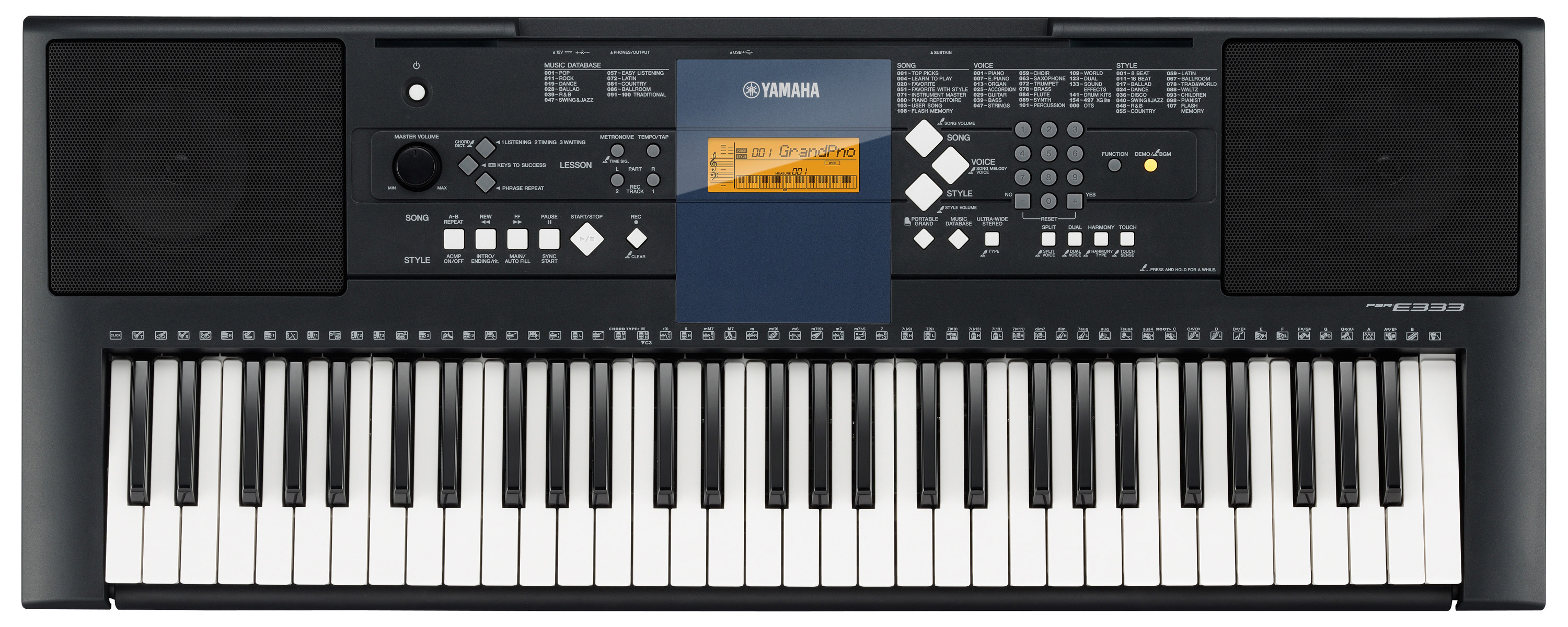 Yamaha Yamaha PSR-E333 61-Key Portable Keyboard