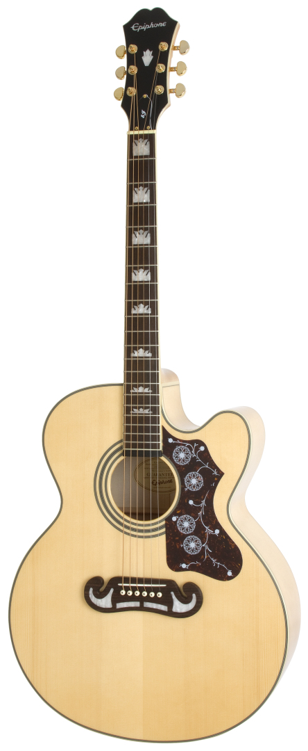 Epiphone Epiphone EJ-200CE Cutaway Acoustic-Electric Guitar, Jumbo - Natural