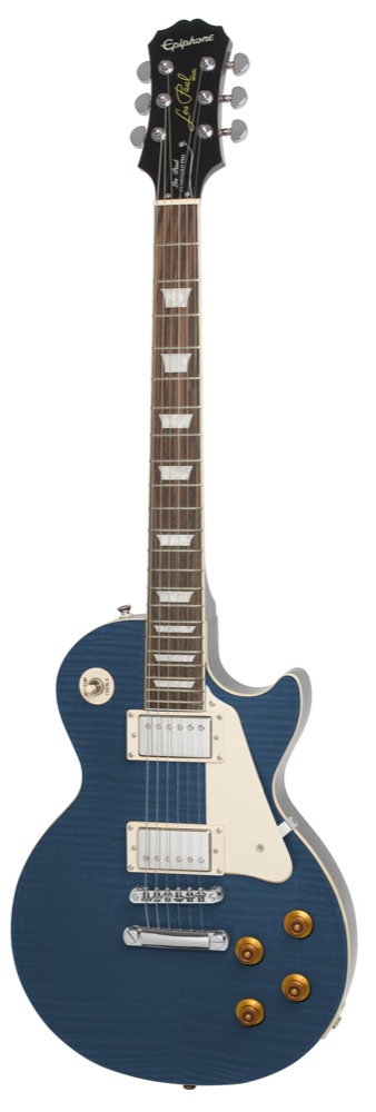 Epiphone Epiphone Les Paul Standard Plus Top Pro Electric Guitar - Transparent Blue