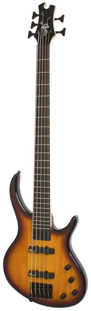 Tobias Tobias Toby Deluxe V Electric Bass, 5-String - Vintage Sunburst