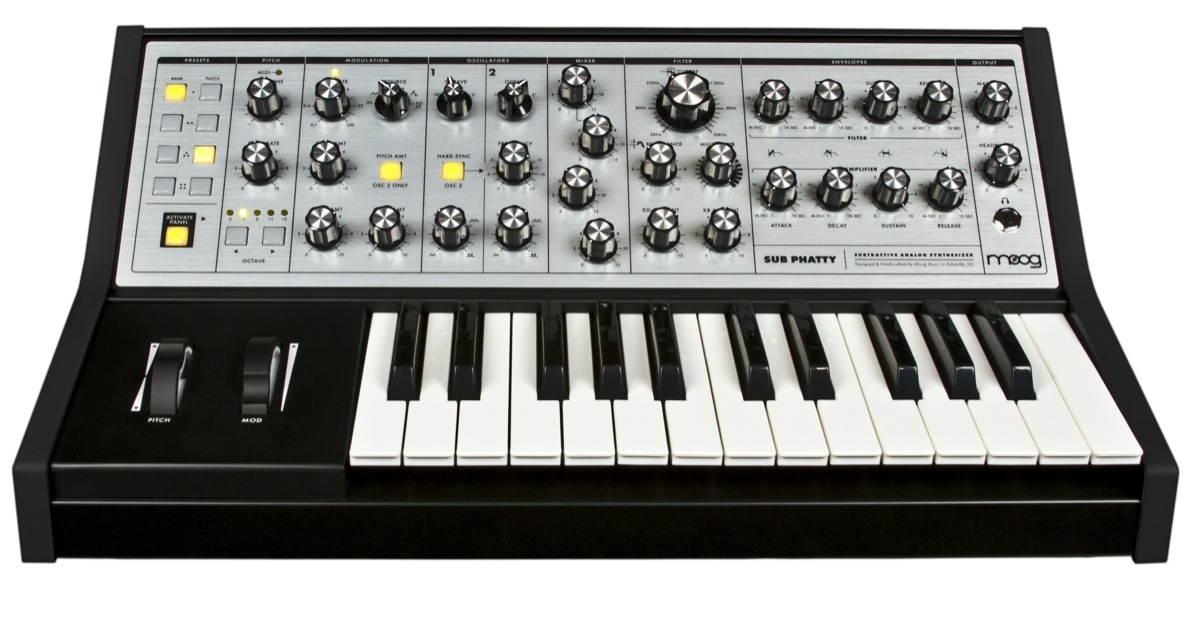 Moog Music Moog Music Sub Phatty Analog Synthesizer Keyboard, 25-Key