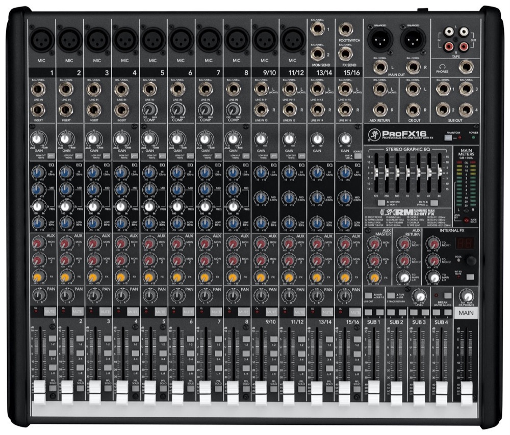 Mackie Mackie ProFX16 16-Channel Effects Mixer with USB