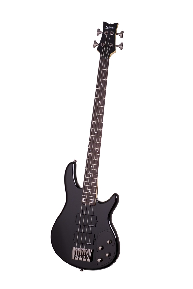 Schecter Scheter Raiden Custom 4 4-String Electric Bass Guitar - Gloss Black