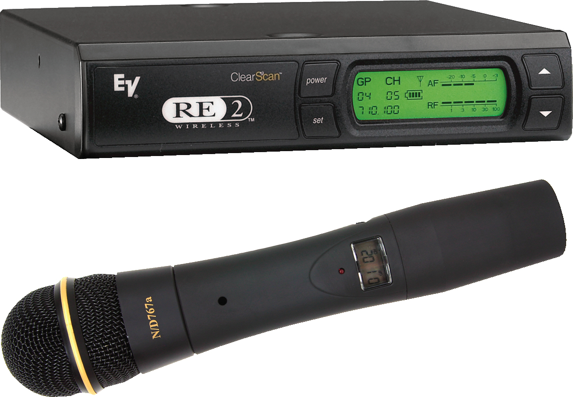 Electro-Voice Electro-Voice RE-2 Wireless Handheld System with N/D767a, Band A