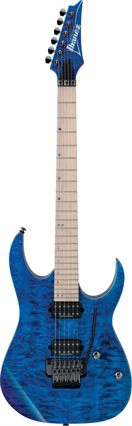 Ibanez Ibanez RG920MQM Premium Quilt Top Electric Guitar, with Gig Bag - Cobalt Blue Surge