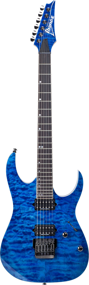 Ibanez Ibanez RG921QMF Premium Electric Guitar with Gig Bag - Cobalt Blue Surge