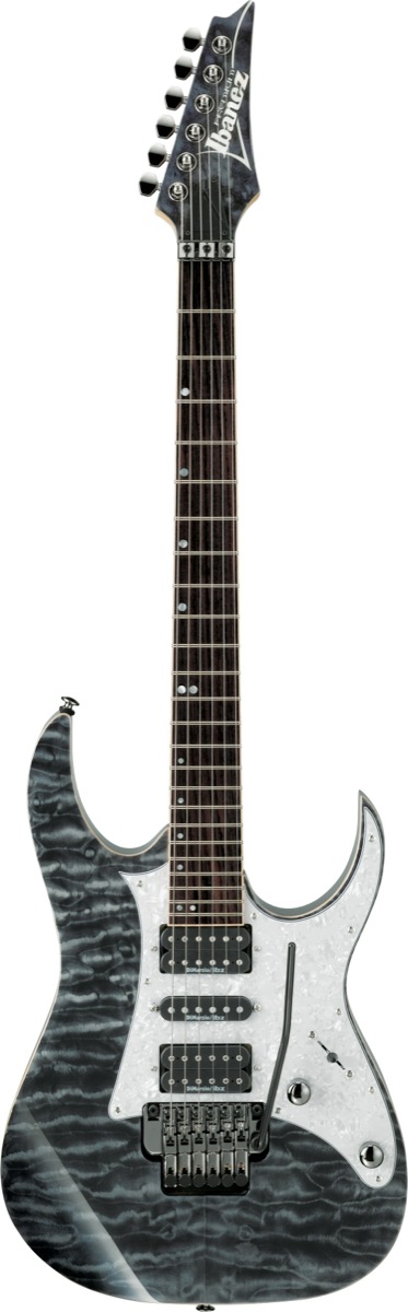 Ibanez Ibanez RG950QM Premium Electric Guitar (with Gig Bag) - Black Ice