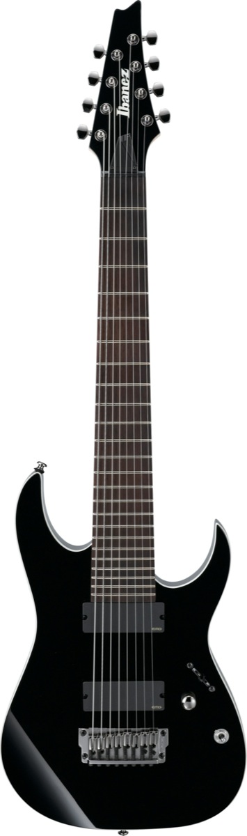 Ibanez Ibanez RGIR28FE Iron Label Electric Guitar, 8-String - Black