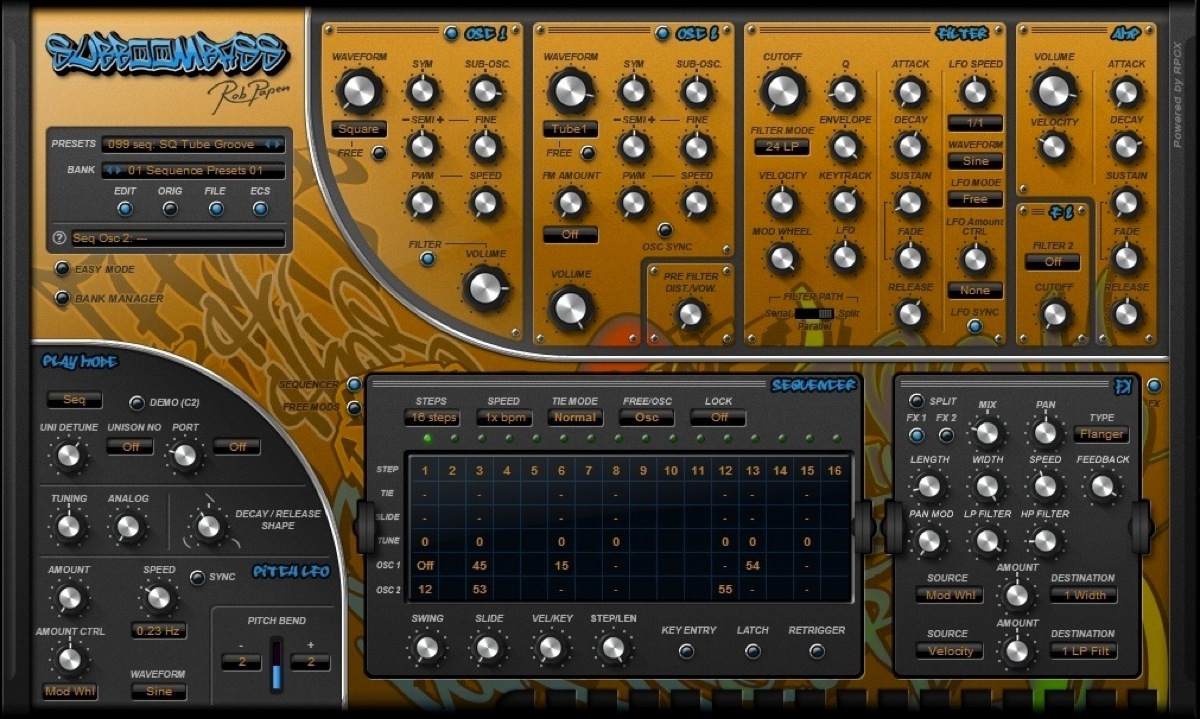 Rob Papen Rob Papen SubBoomBass Software Synthesizer