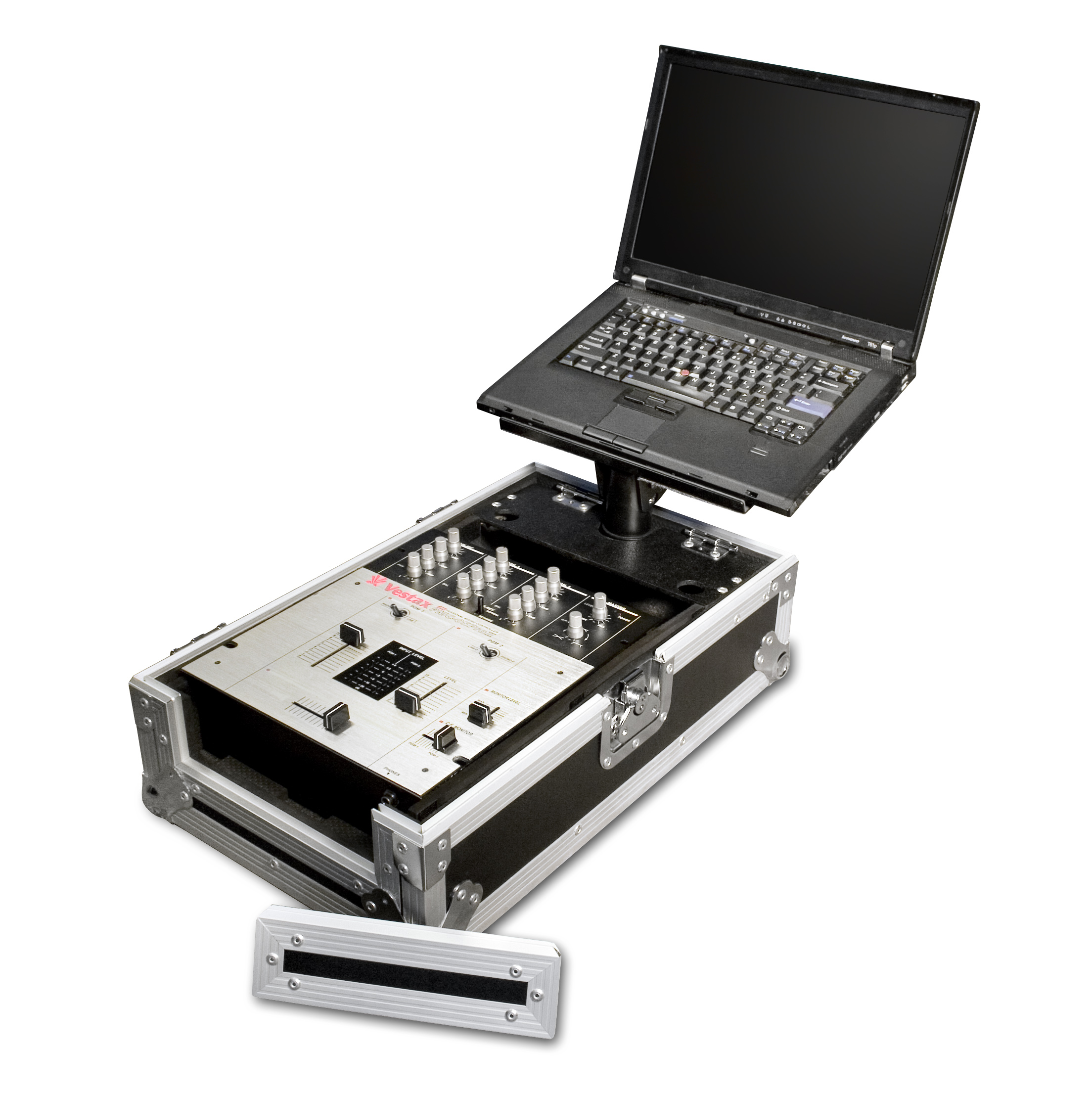 Road Ready Cases Road Ready RR10MIXL DJ Performance Mixer Case with Laptop Stand