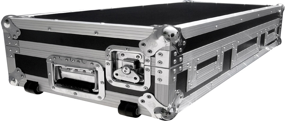 Road Ready Cases Road Ready RRDJCD10WL Rolling DJ Mixer Case with Laptop Stand
