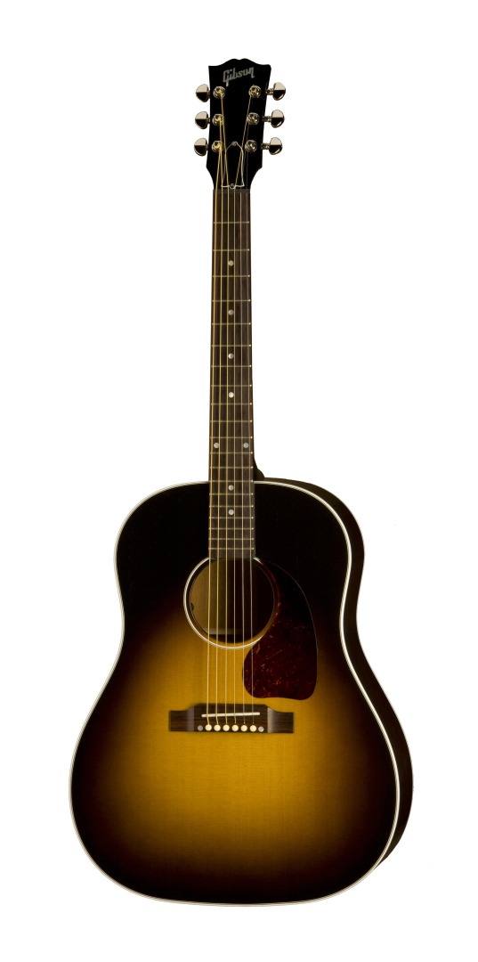 Gibson Gibson J-45 Standard Acoustic-Electric Guitar with Case - Cobraburst