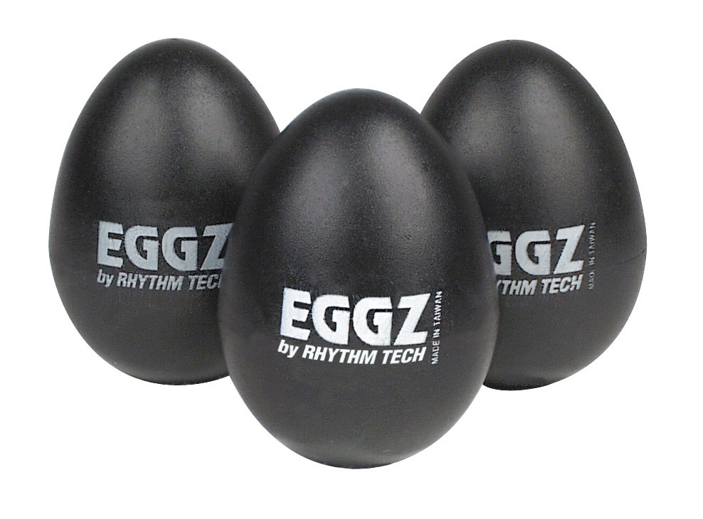 Rhythm Tech Rhythm Tech EGGZ Shaker, 2-Pack - Black