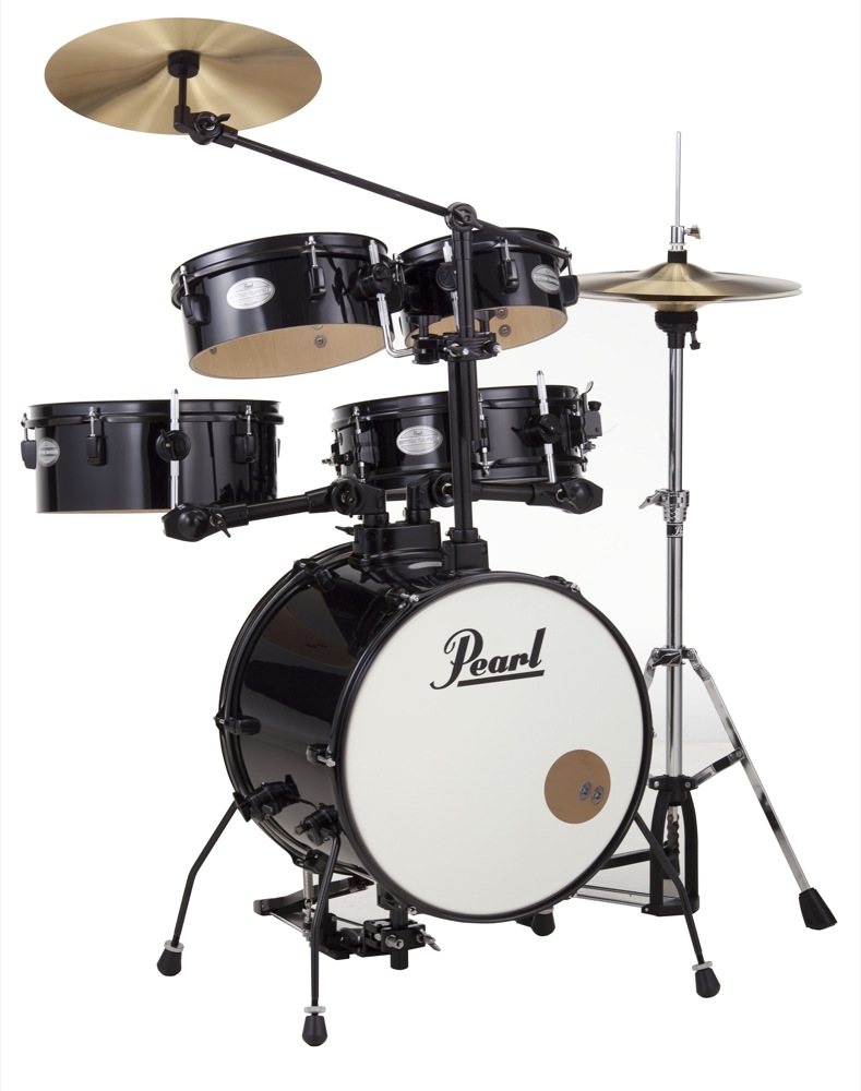 Pearl Pearl Rhythm Traveler POD Portable Drum Kit (5-Piece) - Jet Black