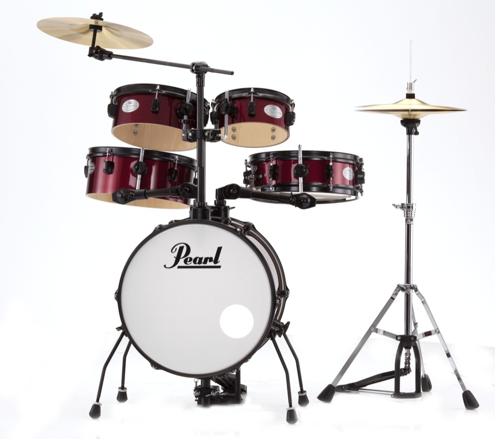 Pearl Pearl Rhythm Traveler POD Portable Drum Kit (5-Piece) - Wine Red