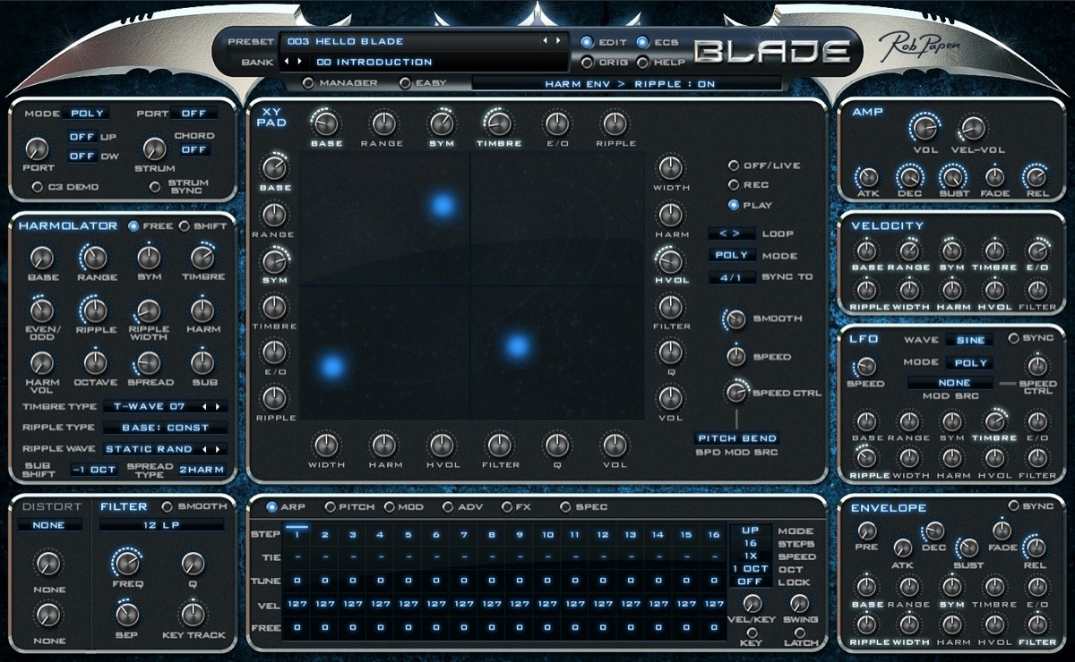 Rob Papen Rob Papen Blade Software Synthesizer