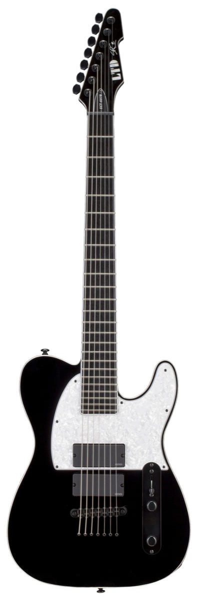 ESP ESP LTD SCT-607B Stephen Carpenter Baritone Electric Guitar - Black