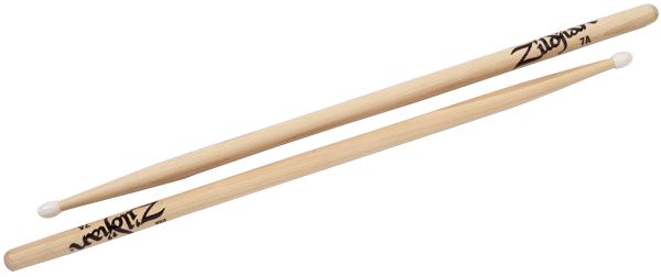 Zildjian Zildjian Hickory Series 7A Drumsticks - Natural
