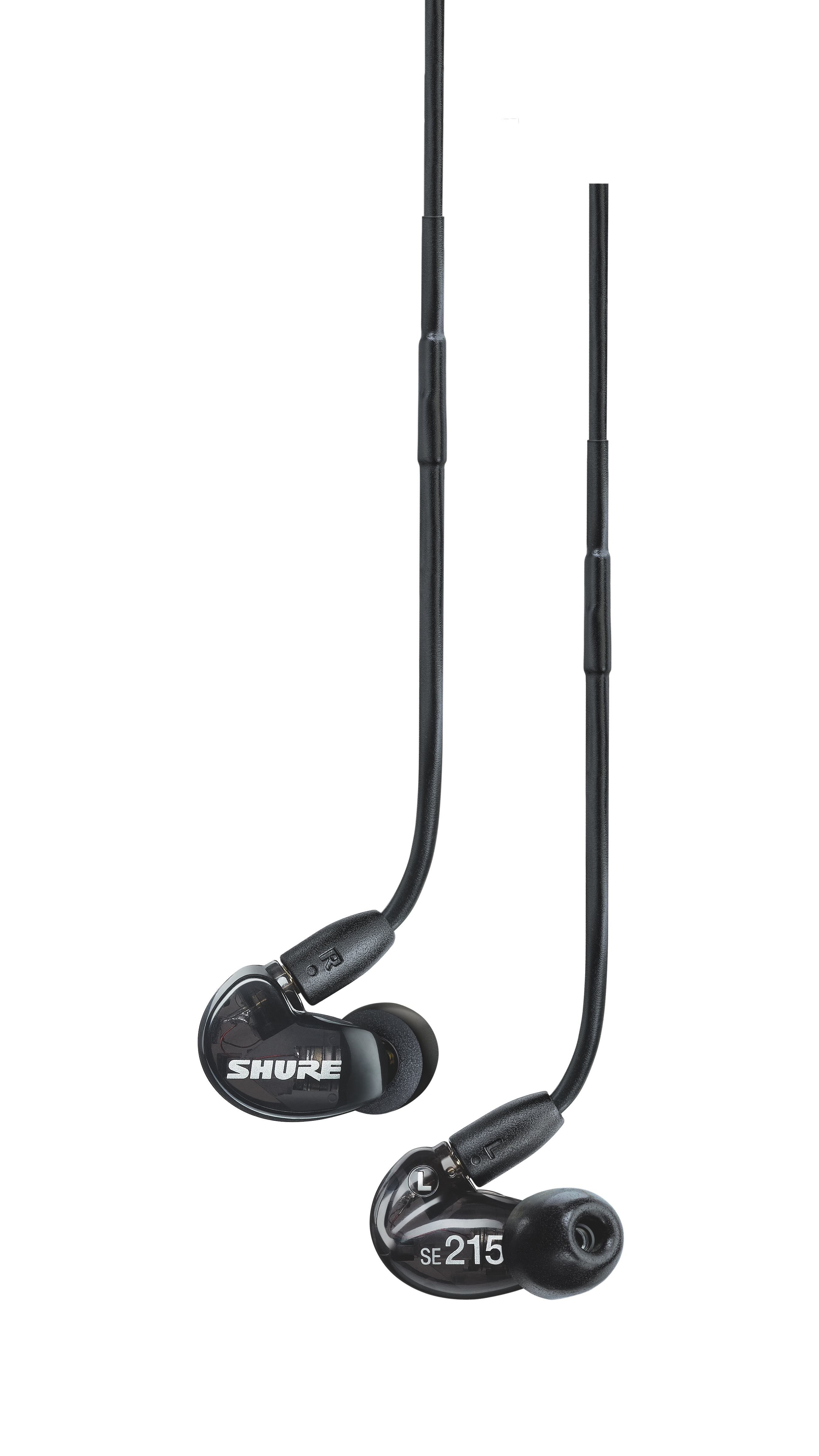 Shure Shure SE215 Sound Isolating Ear-Bud Headphones - Transparent Black