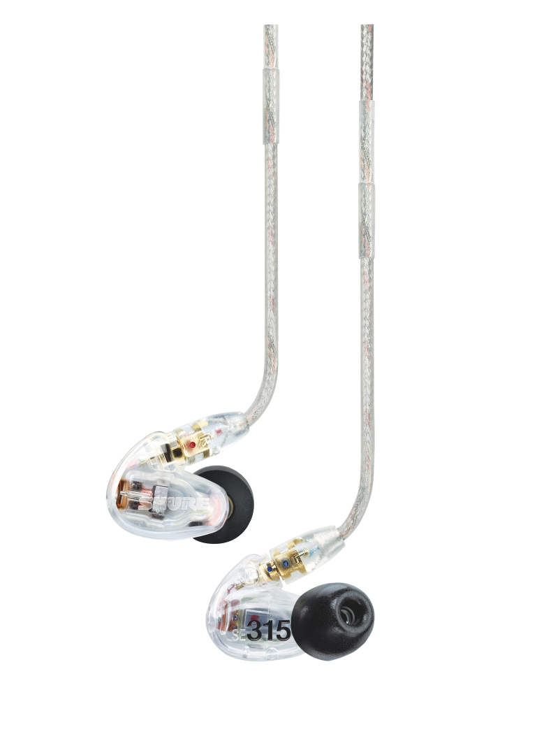 Shure Shure SE-315 Sound-Isolating Ear Buds - Clear