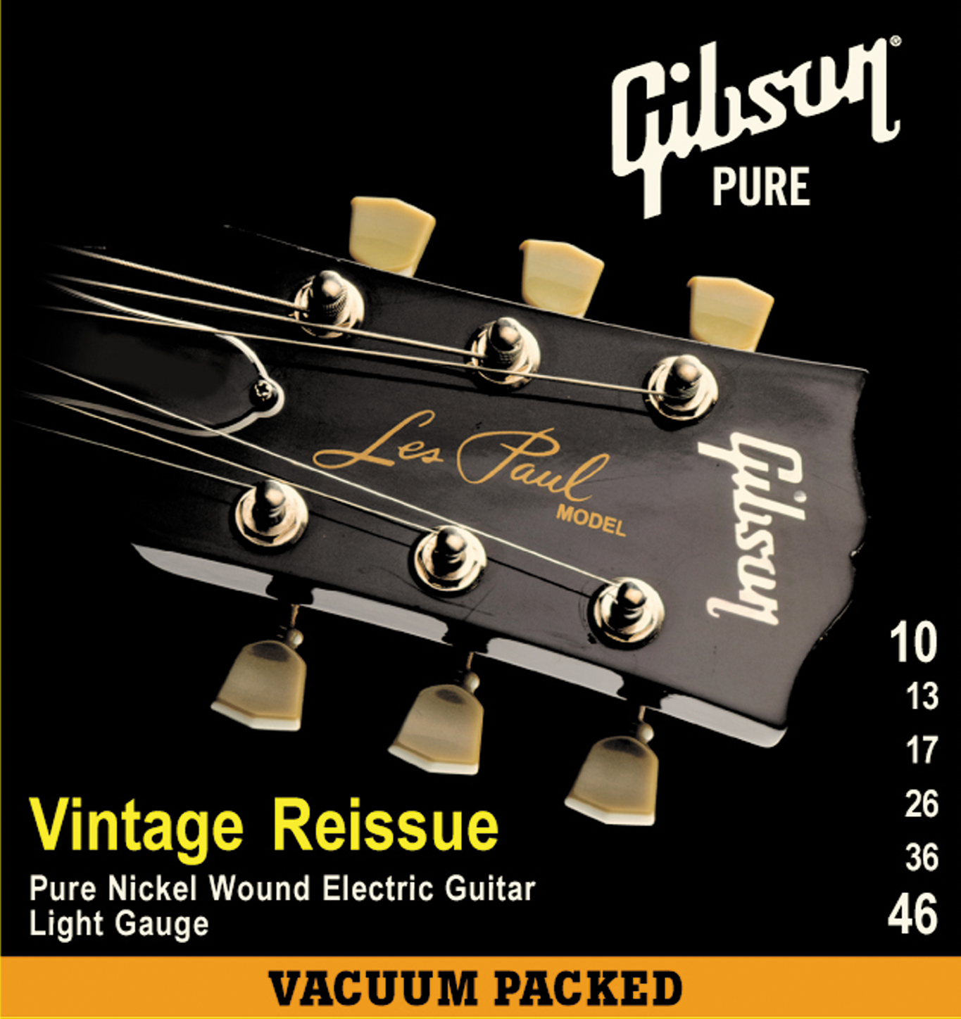 Gibson Gibson Vintage Reissue Electric Guitar Strings, .009-.042 (10-46)