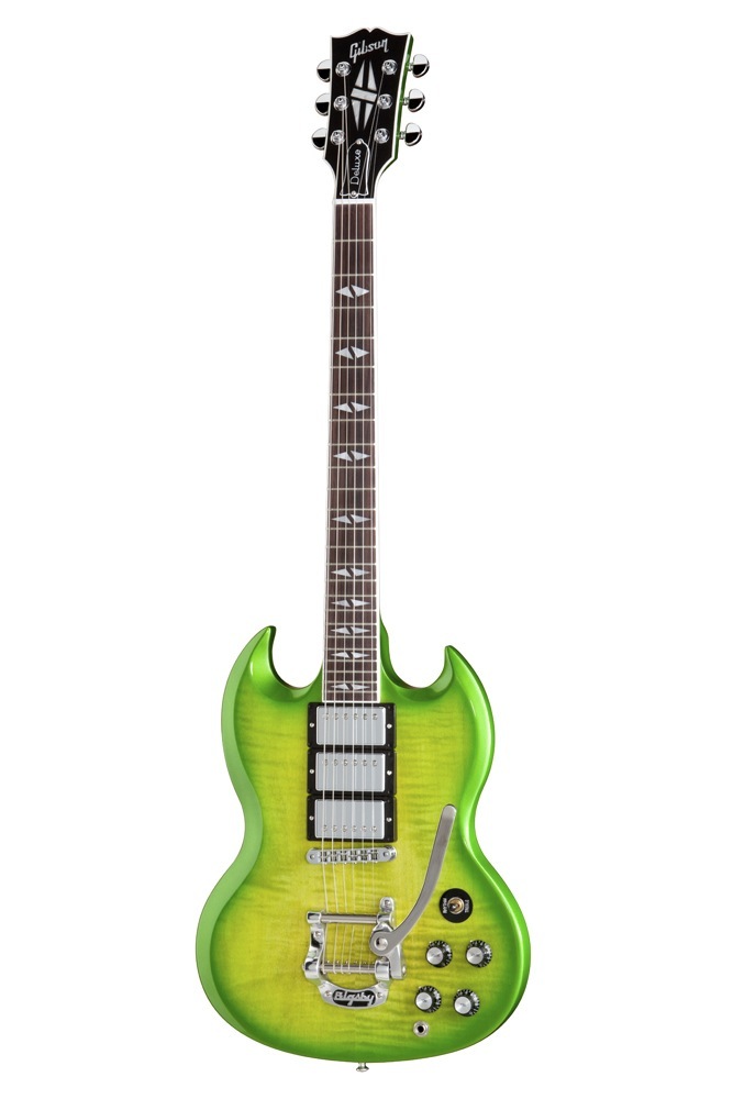 Gibson Gibson SG Deluxe Electric Guitar - Lime Burst