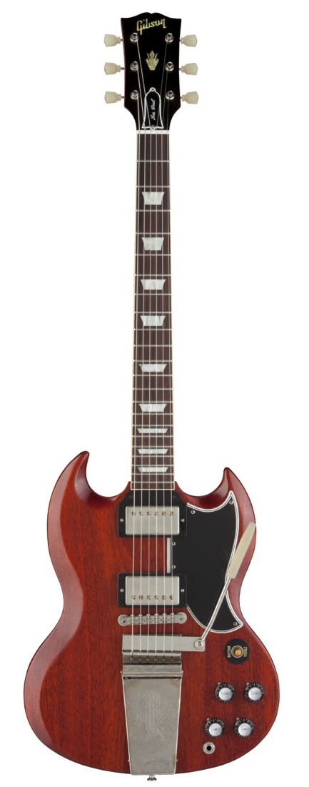 Gibson Gibson Custom SG Standard Reissue VOS Electric Guitar w/ Maestro - Faded Cherry