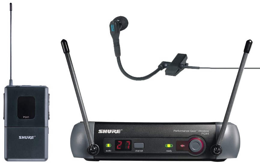 Shure Shure PGX14 UHF Wireless Instrument System, Beta98H Microphone