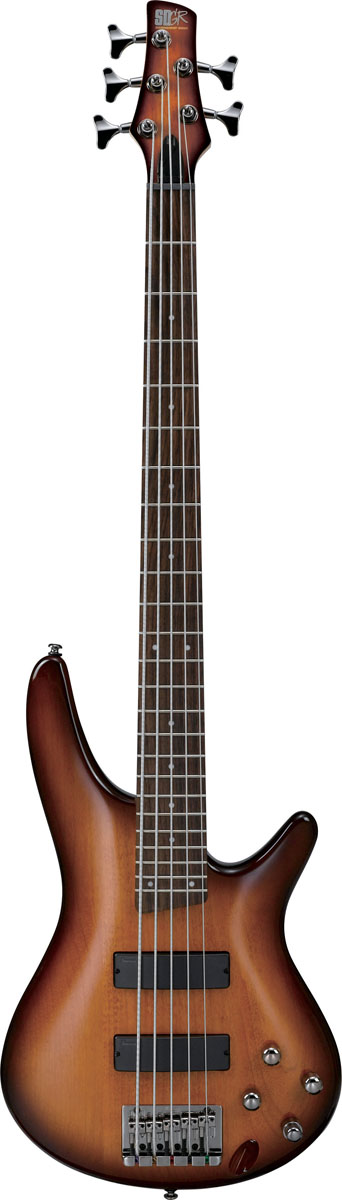 Ibanez Ibanez SR375 Electric Bass, 5-String - Brown Burst
