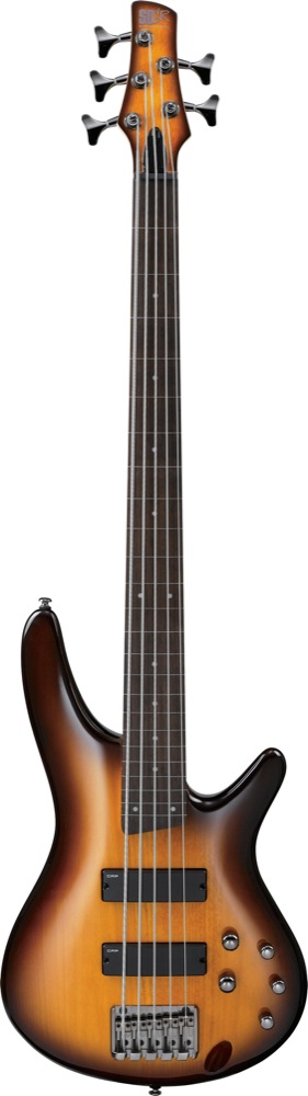 Ibanez Ibanez SR375F Fretless Electric Bass (5-String) - Brown Burst