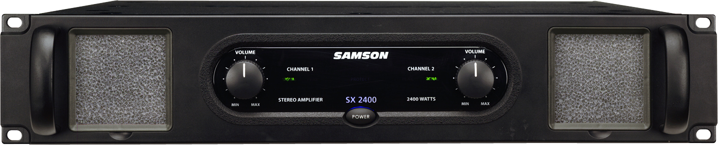 Samson Samson SX2400 Class A/B Stereo Power Amplifier, 1,500 Watts