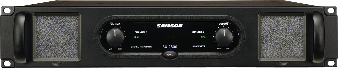 Samson Samson SX2800 Class H Stereo Power Amplifier, 1,800 Watts