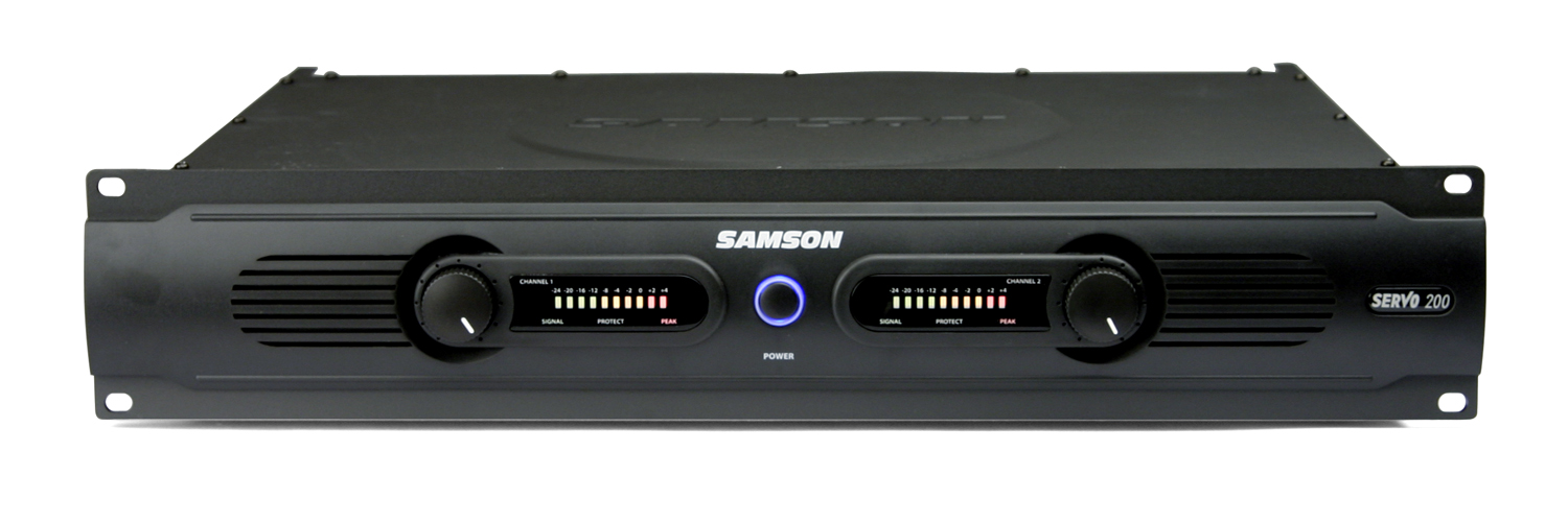 Samson Samson Servo 200 Stereo Power Amplifier, 200 Watts