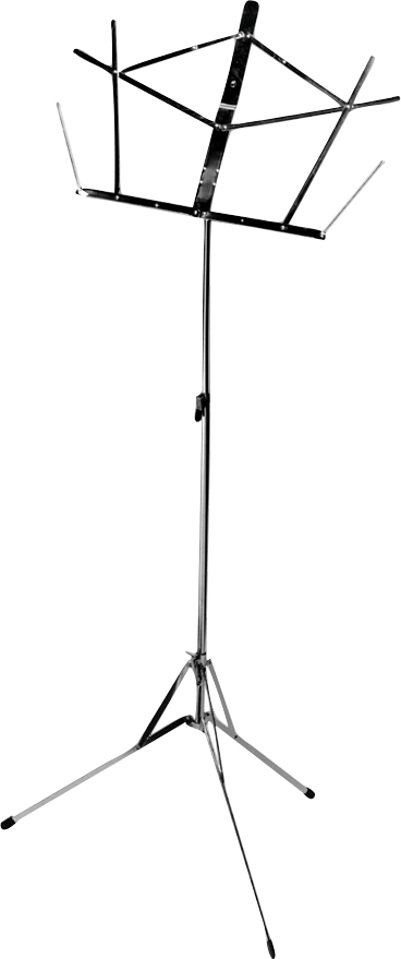 On-Stage On-stage Folding Music Stand (Model SM7122) - Chrome