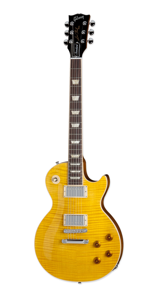 Gibson Gibson 2013 Les Paul Premium AAAA Top Electric Guitar (with Case) - Transparent Amber