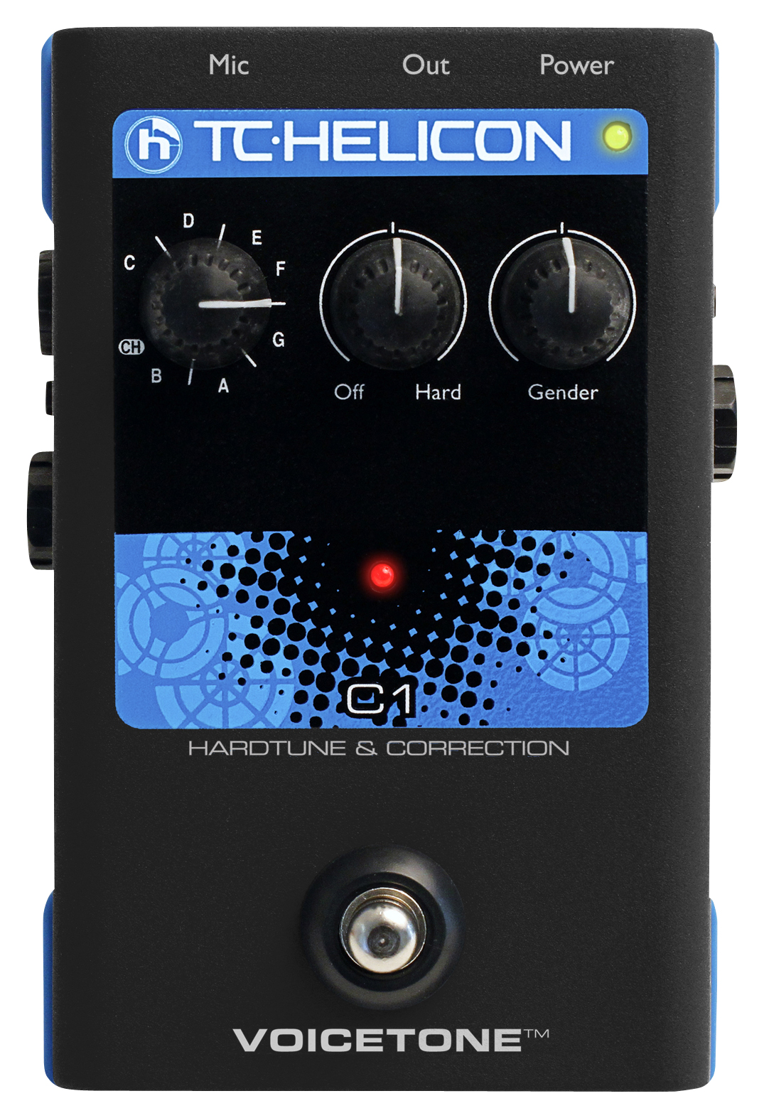 TC Electronic and TC-Helicon TC Helicon VoiceTone C1 Studio Pitch Correction Pedal