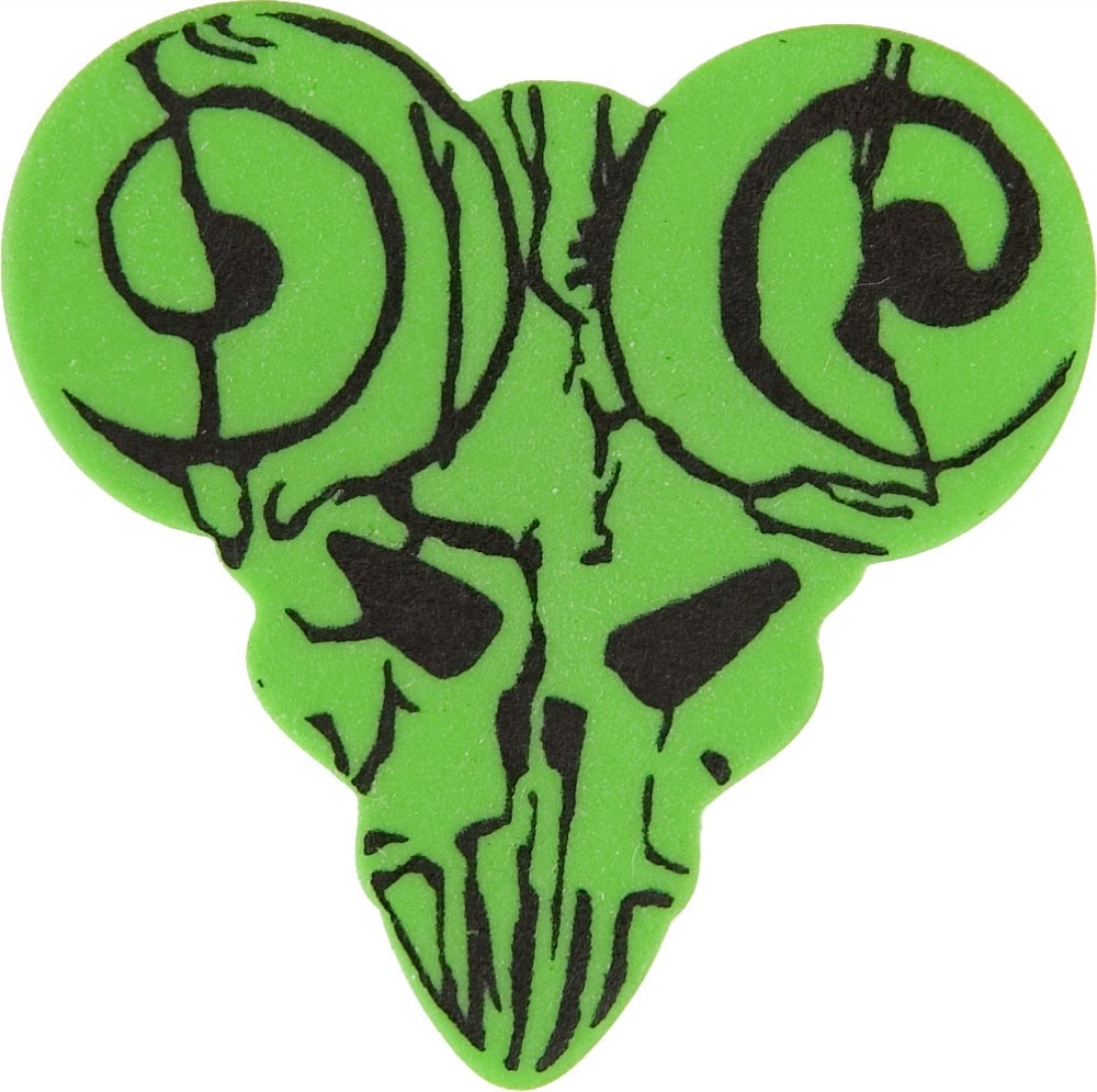 Steve Clayton USA Clayton Tenacious D Functional Guitar Picks, 6-Pack - Green (Medium)