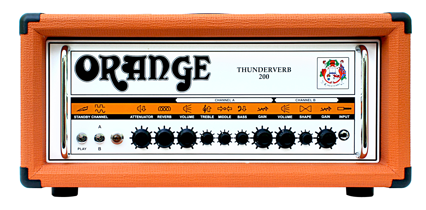 Orange Amplification Orange TH200HTC Thunderverb Guitar Amplifier Head, 200 Watts