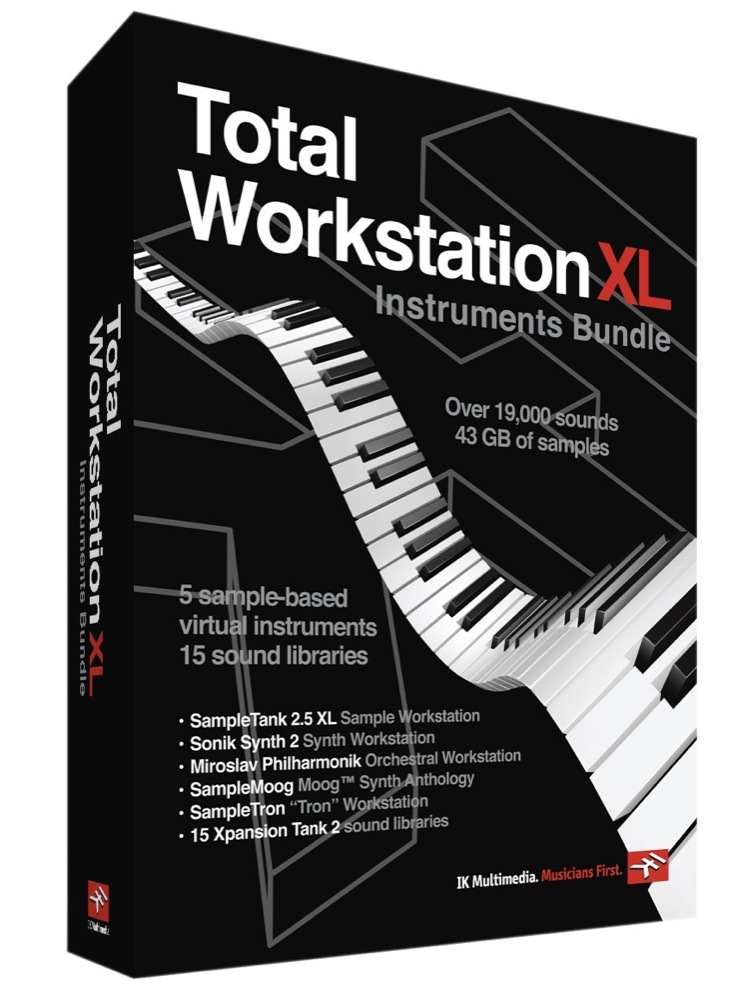 IK Multimedia IK Multimedia Total Workstation XL Software Synthesizer Bundle