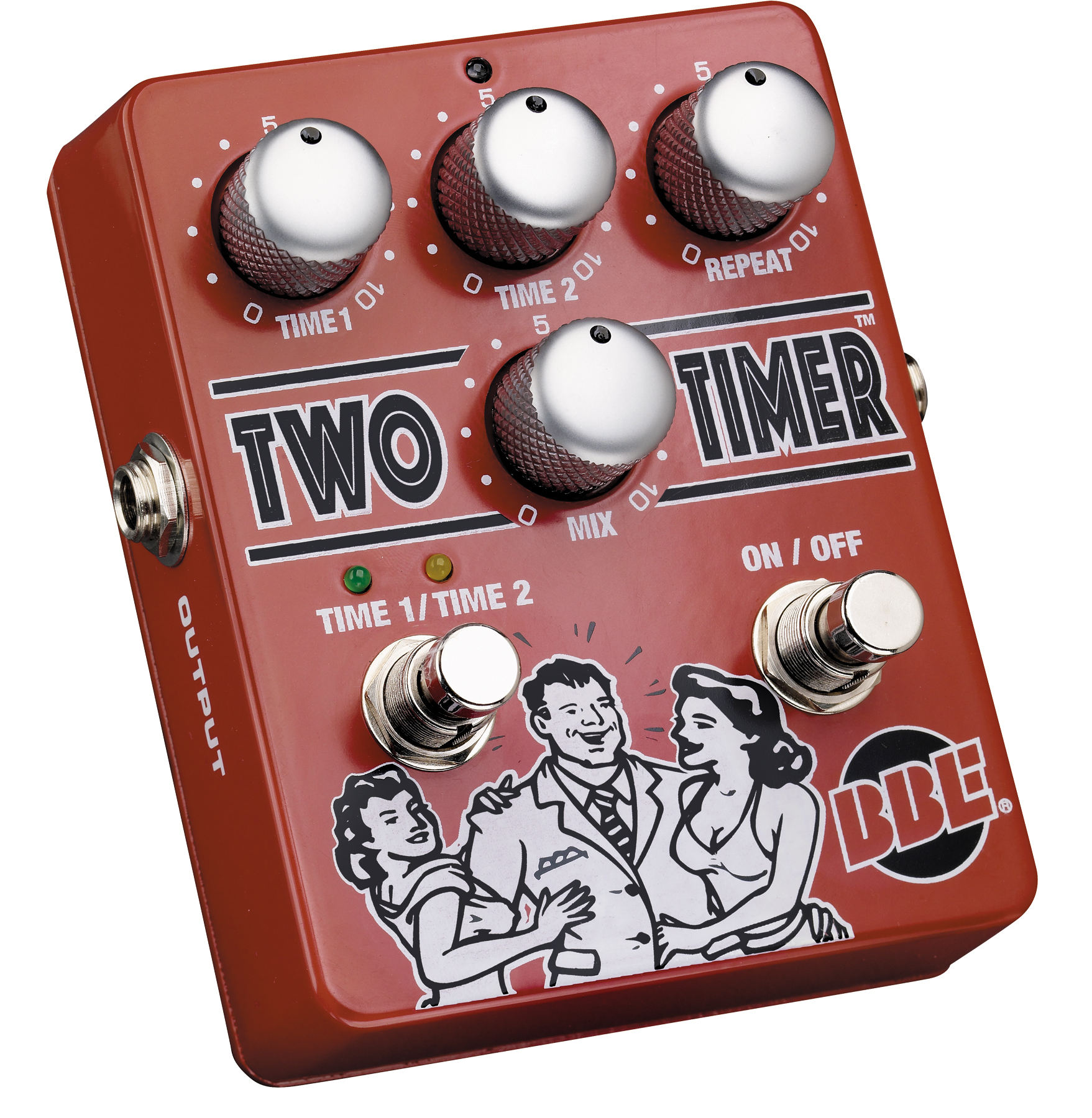 BBE BBE Two Timer Dual Delay Effects Pedal, Analog