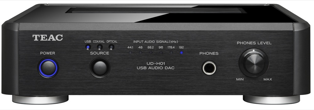 Teac TEAC UD-H01 Dual D/A Converter with USB Audio Interface - Black