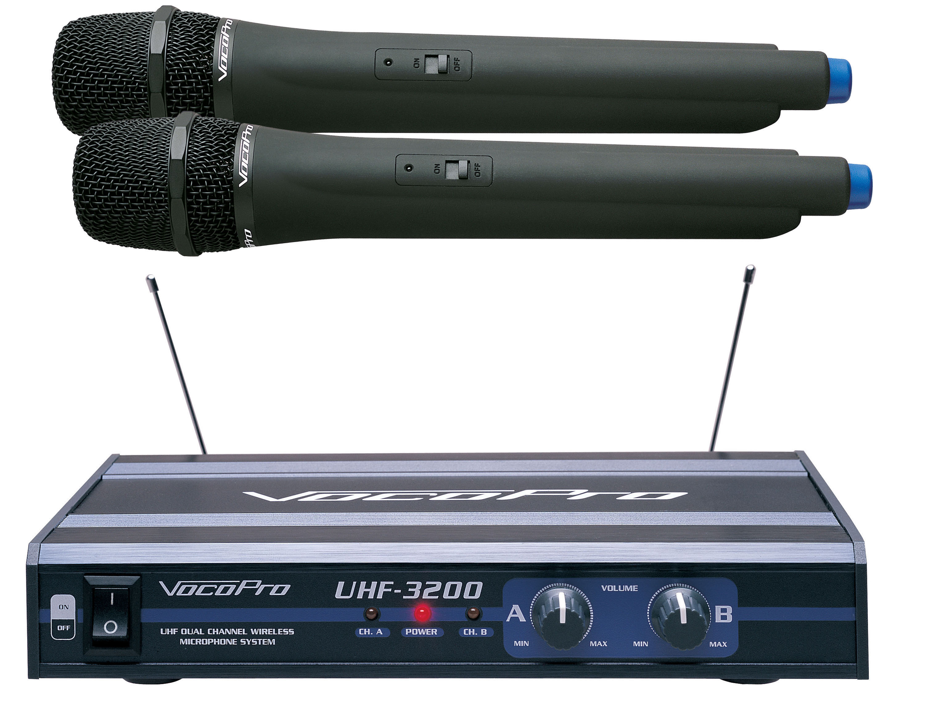 VocoPro VocoPro UHF-3200 Dual Handheld Wireless Mic System