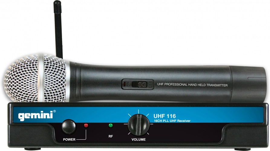 Gemini Gemini UHF116M Wireless Handheld Microphone System