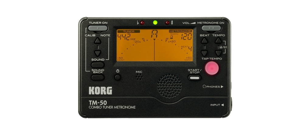 Korg Korg TM50 Combo Tuner and Metronome - Black