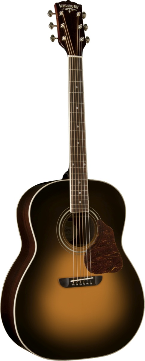 Washburn Washburn LSJ743SK Lakeside Jumbo Acoustic Guitar - Transparent Sunburst