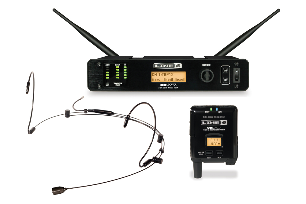 Line 6 Line 6 XDV75HS Digital Wireless Headset Microphone System - Black