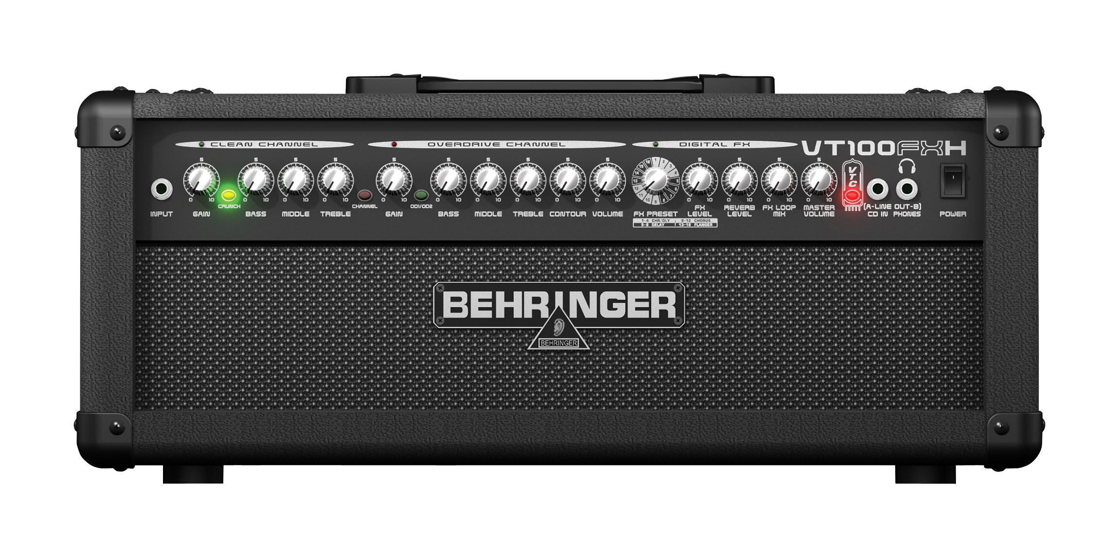 Behringer Behringer VT100FXH Virtube Guitar Amplifier Head, 100 W